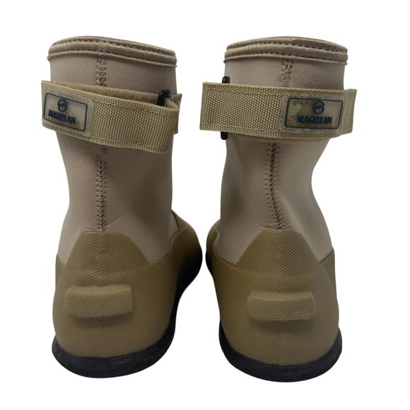 Magellan Outdoors Neoprene Front Zip Wading Boots Mens size 9 Tan/Cream - Picture 6 of 16